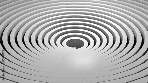 abstract 3d spiral background