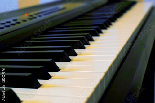 Wallpaper Mural Digital piano keyboard. Torontodigital.ca