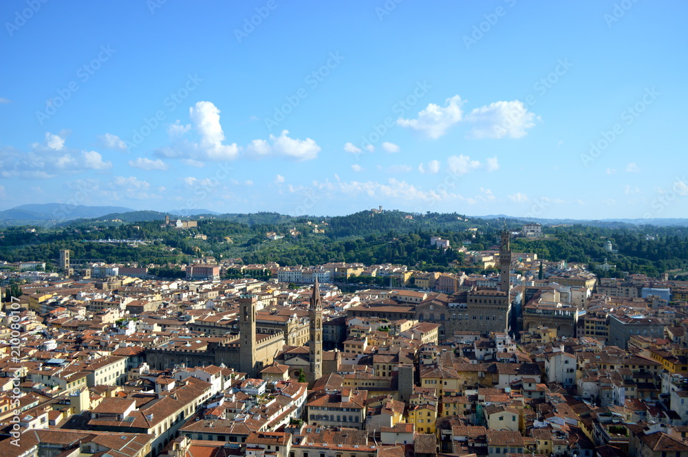 Fototapeta premium Aerial View of Florence, Italy