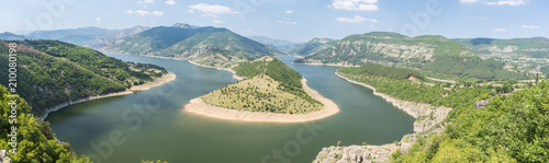 Wallpaper Mural The Arda River is the largest Rhodope River. It originates from the Ardin peak. The river has the exceptionally beautiful curves(meanders) winding in huge rocky massifs and domes in the middle stream. Torontodigital.ca
