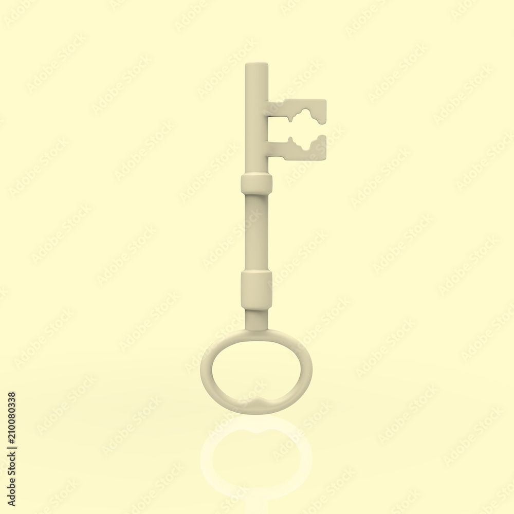 Key 3D render Key 3D render