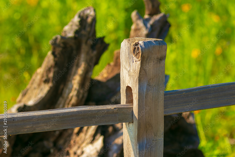Rustic Wooden Fence