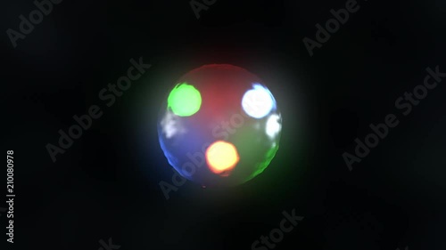 An Animated Zoom in on a Hydrogen atom to reveal Quarks at the center