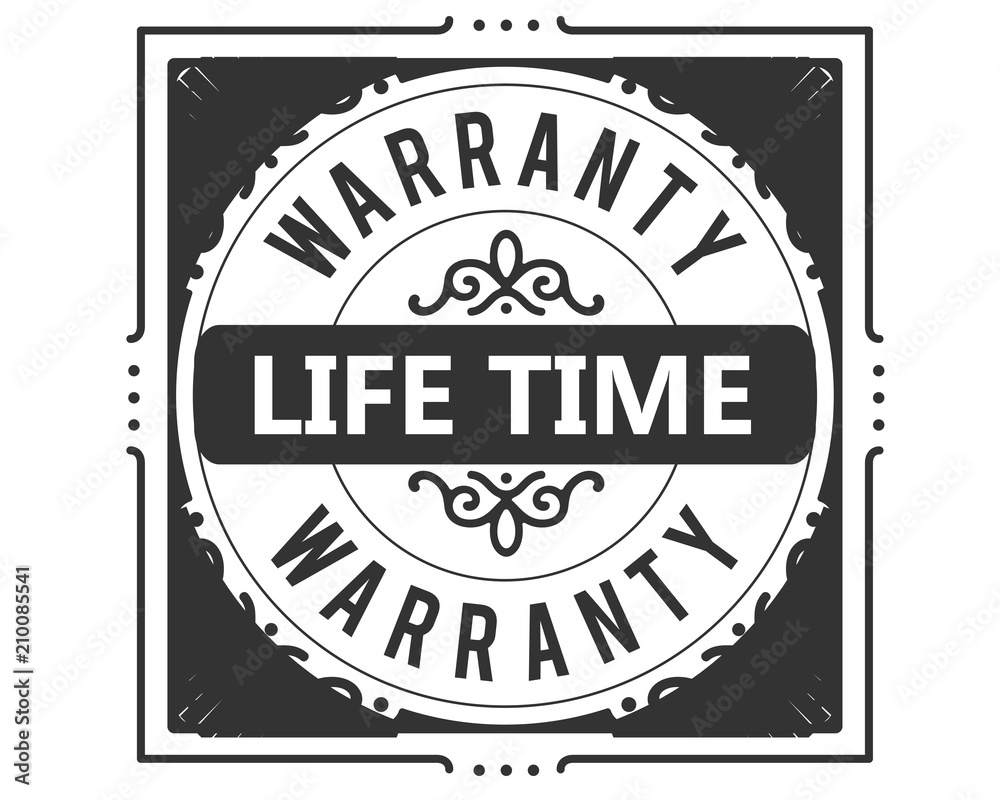 lifetime warranty icon stamp lifetime warranty icon stamp