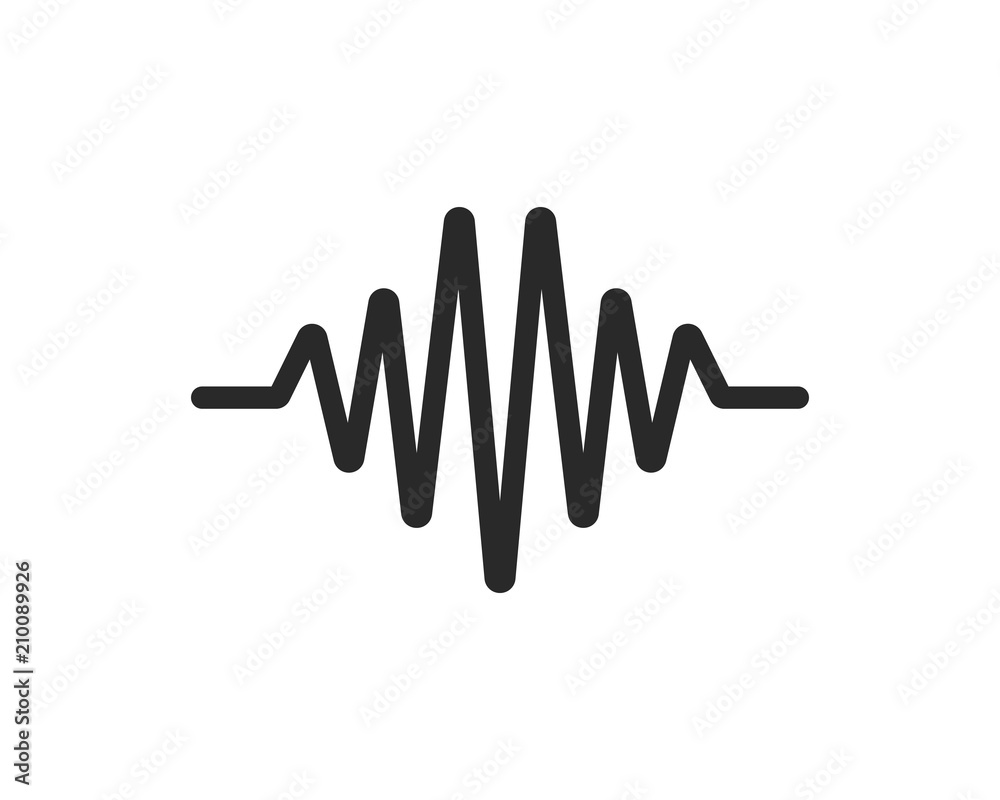 pulse line vector pulse line vector