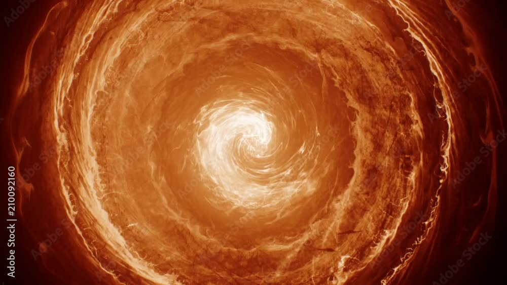 twisted core of a star as abstracted motion background