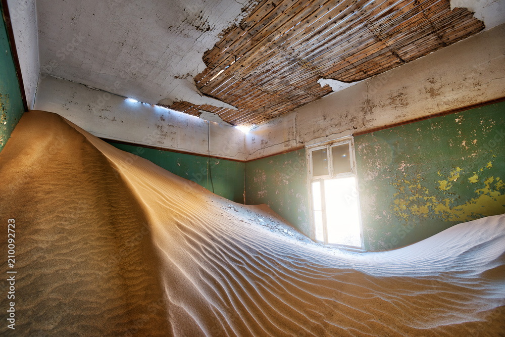 Kolmanskop Deserted Diamond Mine in Southern Namibia taken in January 2018