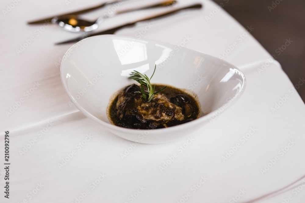 Main dish during an event or wedding Main dish during an event or wedding
