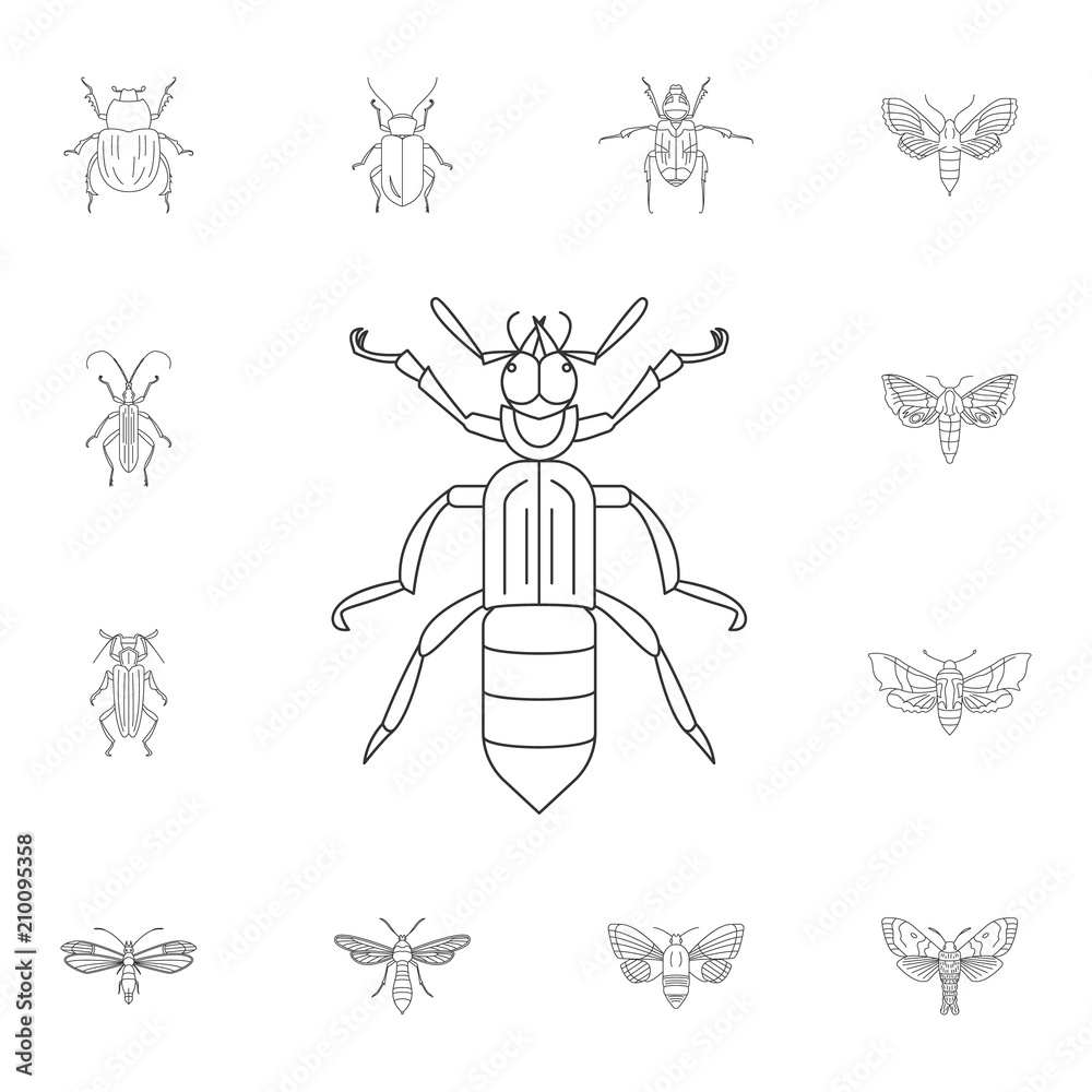 Beetle icon. Simple element illustration. Beetle symbol design from Insect collection set. Can be used for web and mobile Beetle icon. Simple element illustration. Beetle symbol design from Insect collection set. Can be used for web and mobile
