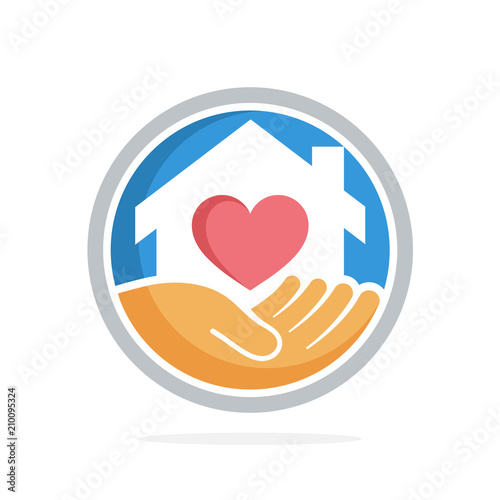  icon vector illustration with the concept of social service about home care	