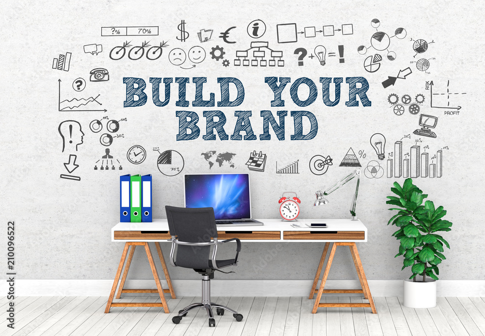 Build your brand - obrazy, fototapety, plakaty 
