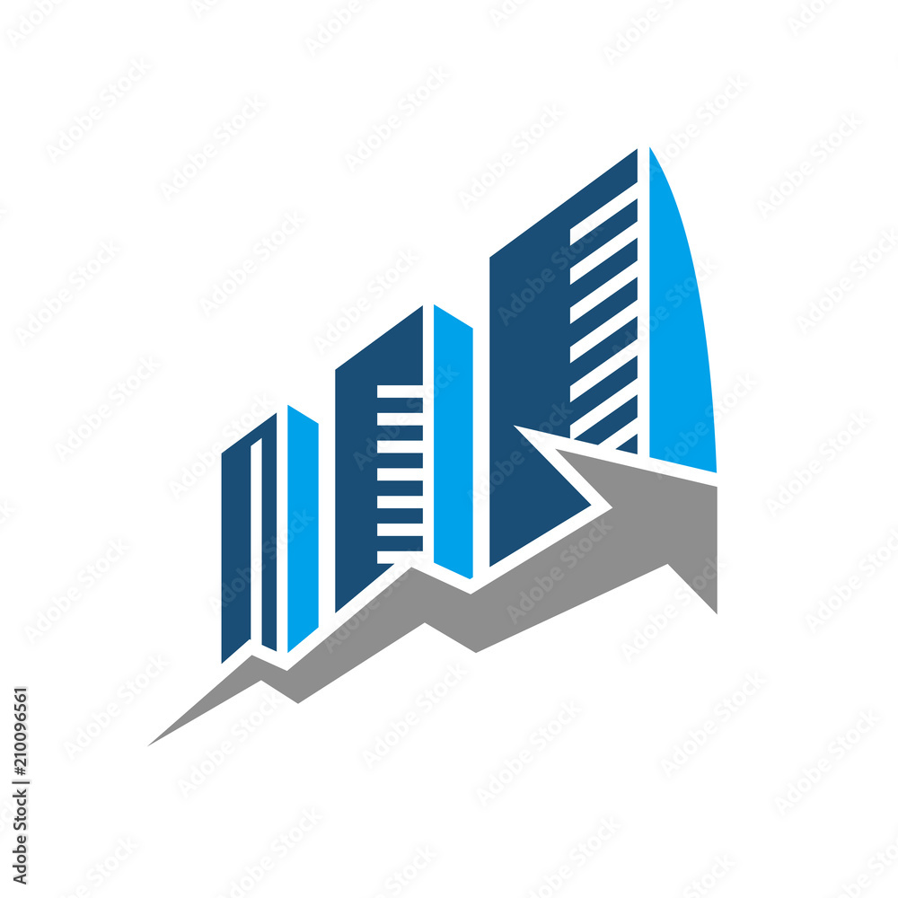 Fototapeta premium House Abstract Real Estate Logo Template