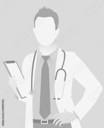 Default placeholder doctor half-length portrait