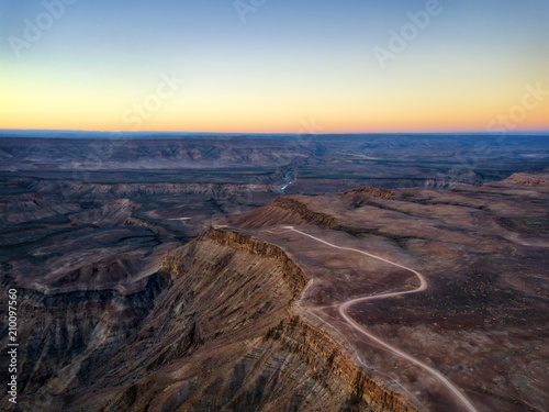 Fish River Canyon in Southern Namibia taken in January 2018