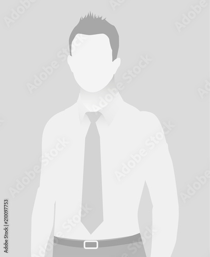Default placeholder businessman half-length portr