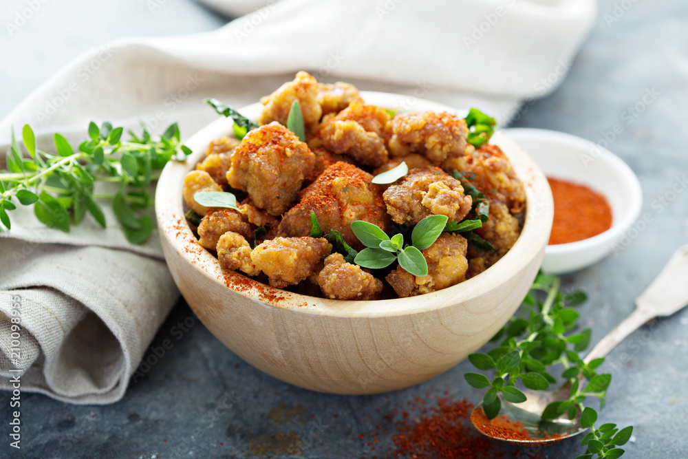 Spicy chicken nuggets Spicy chicken nuggets