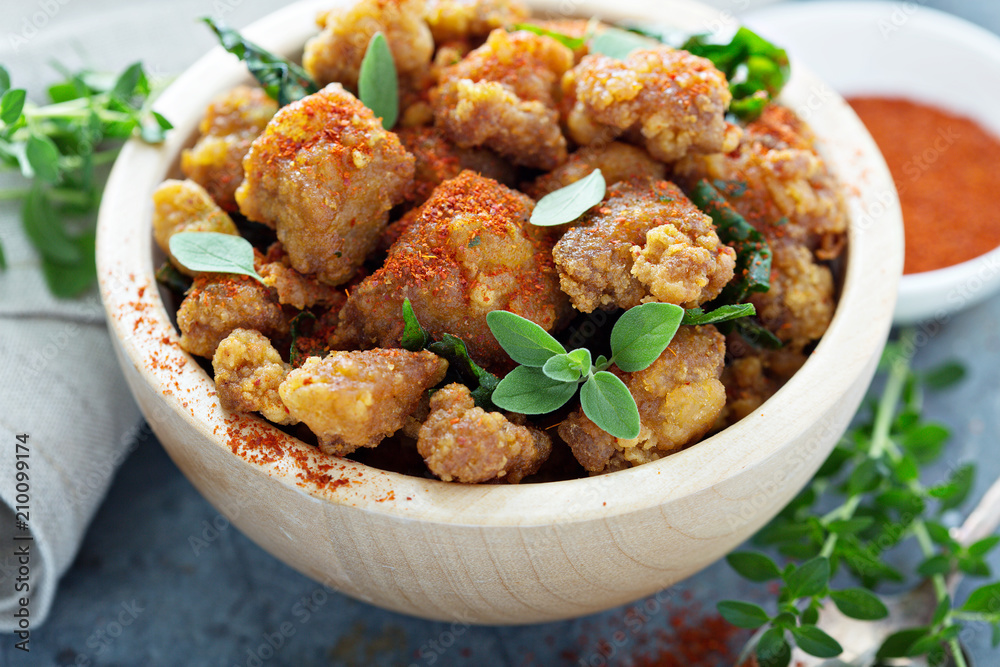 Spicy chicken nuggets Spicy chicken nuggets