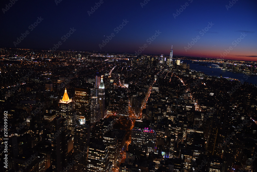 NYC Skyline at Night