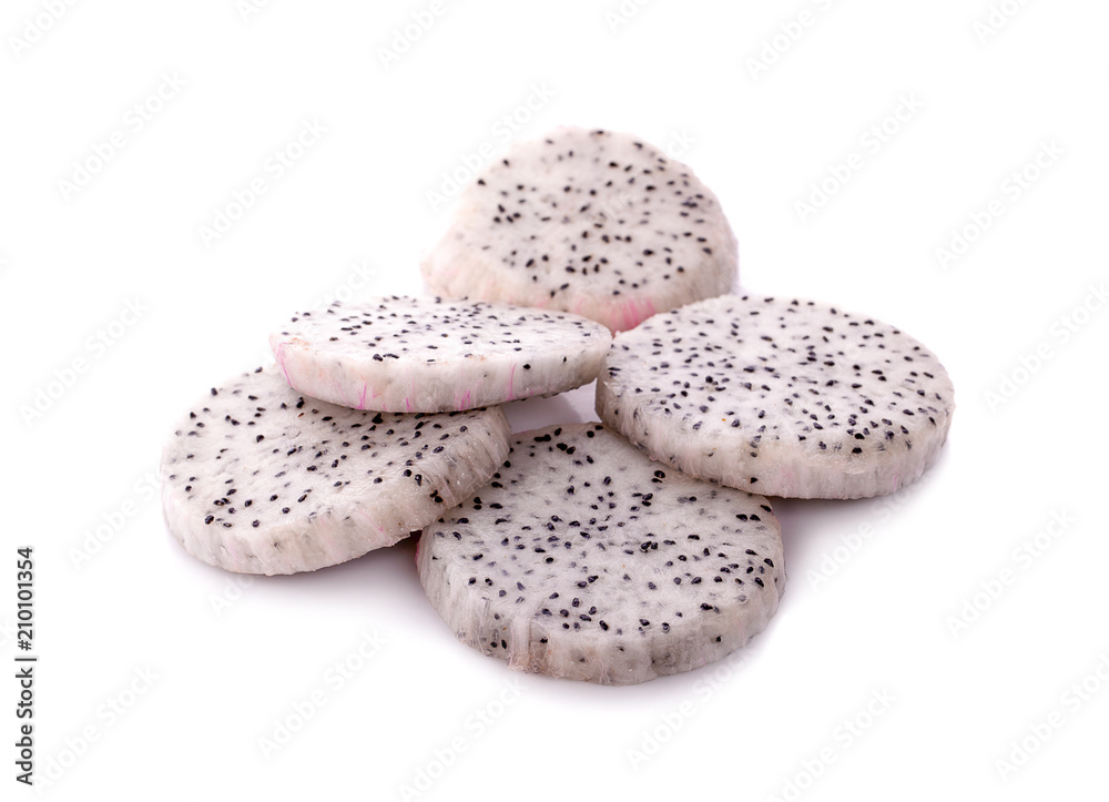 Dragon fruit isolated on white background with clipping path Dragon fruit isolated on white background with clipping path