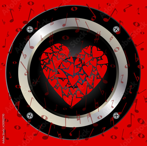 Love Rock Music Speaker