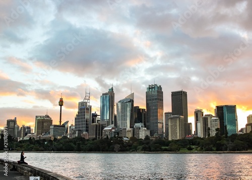 Sydney Skyline at Sunset © David