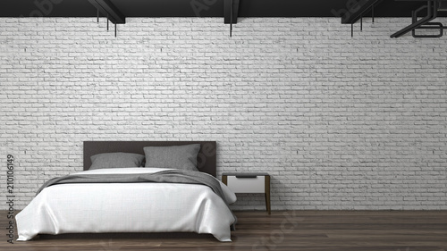 Φωτογραφία dorm room,bedroom interior,modern style 3d illustration furniture,sleep,build in
