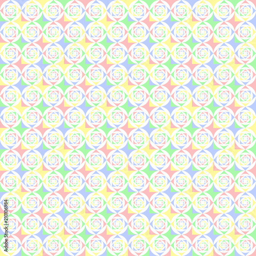 simple geometric shapes. vector seamless pattern. pastel colors. abstract repetitive background. textile paint. fabric swatch. wrapping paper