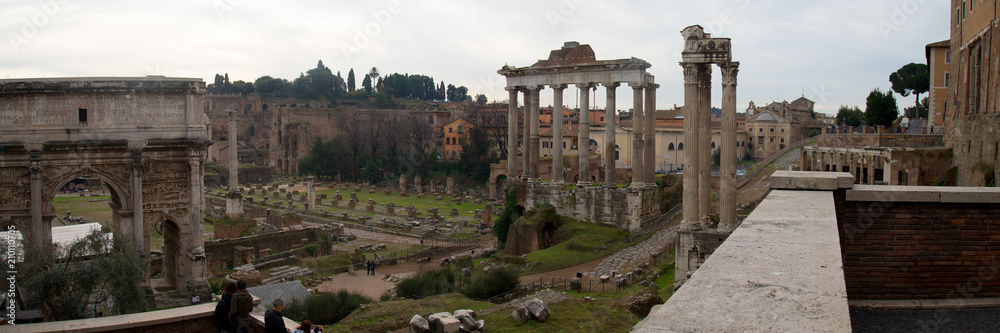Rome, the ancient part of the city