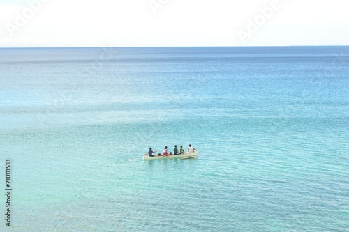 family in a boat © mielton