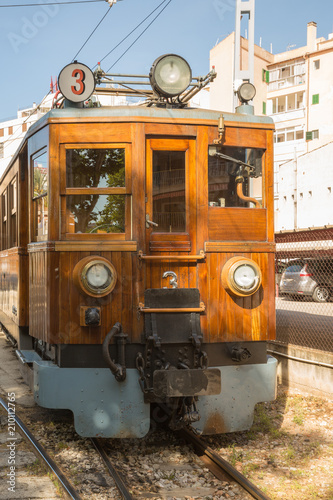 The old Soller railway in Palma Majorca