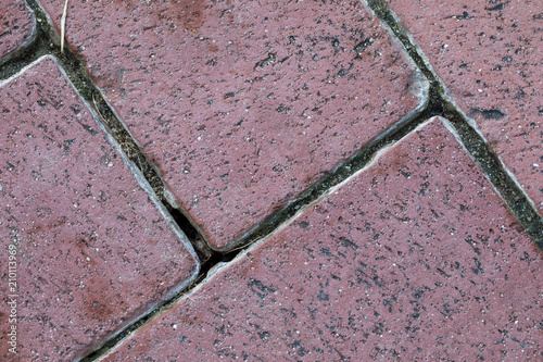 Background of Floor With Paving Stones photo