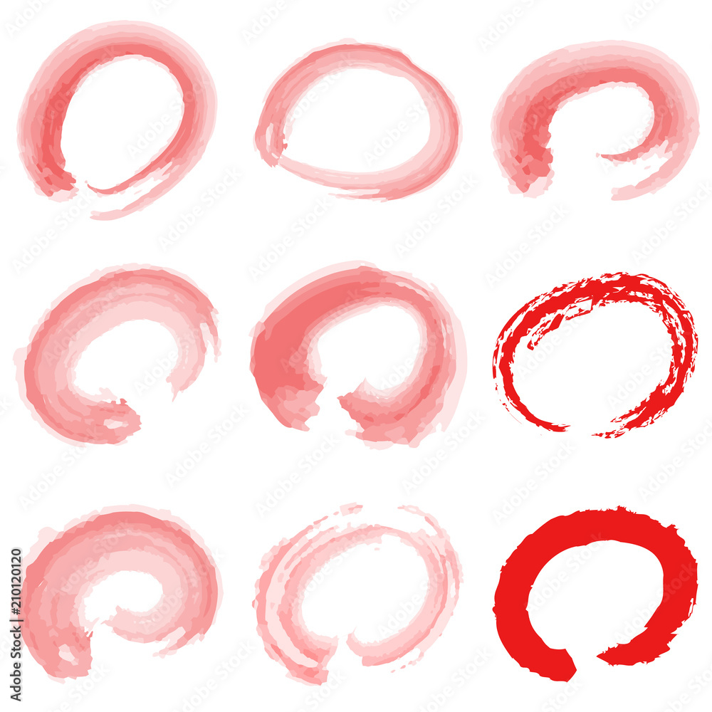 フレーム　赤　和紙 　アイコン 