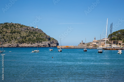 A view in Port Soller in Majorca