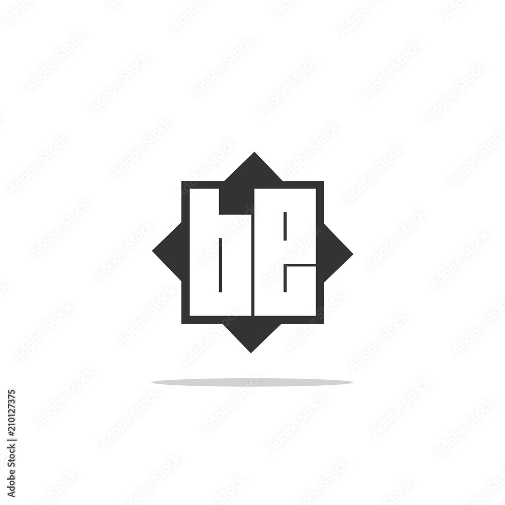 Initial Letter BE Logo Template Vector Design Initial Letter BE Logo Template Vector Design