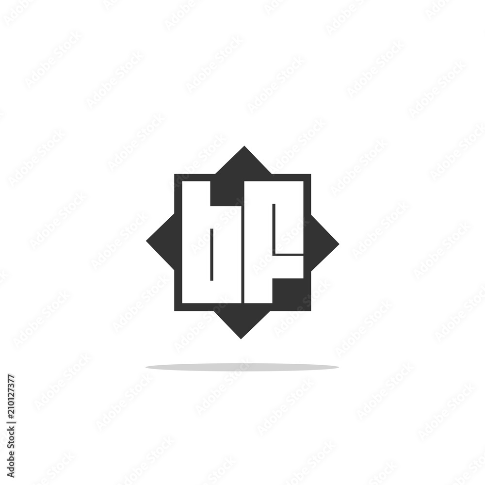 Fototapeta premium Initial Letter BF Logo Template Vector Design