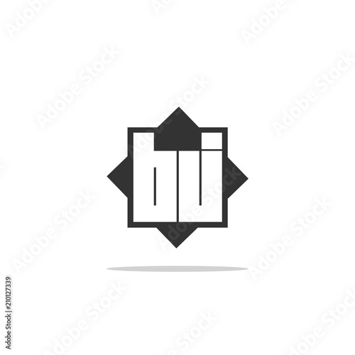 Initial Letter BJ Logo Template Vector Design