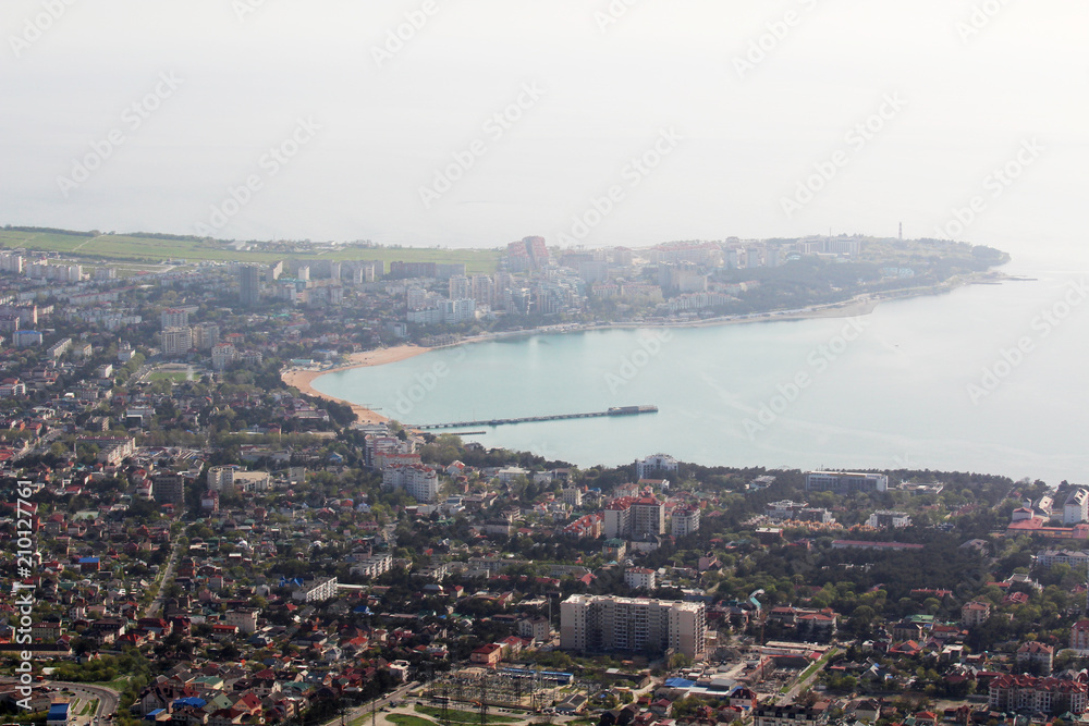 Fototapeta premium The panorama of Gelendzhik, Russia