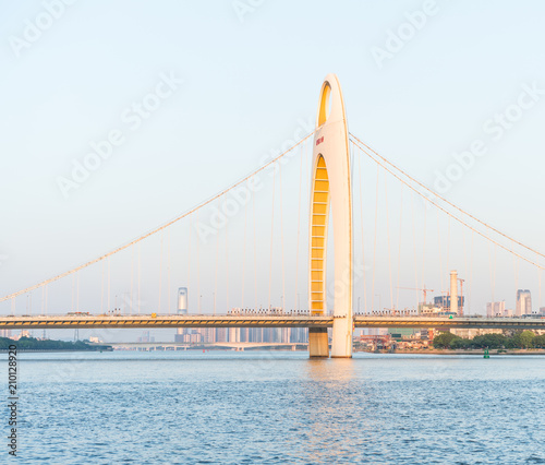 Zhujiang River and modern building photo