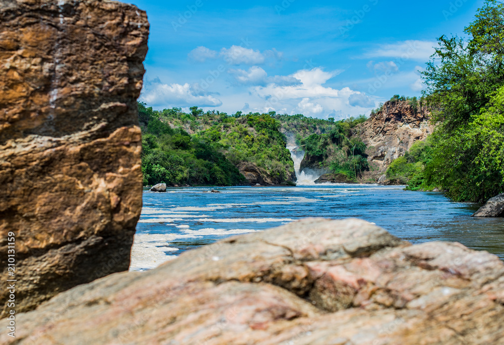 Waterfall Murchison Falls National Park Uganda
