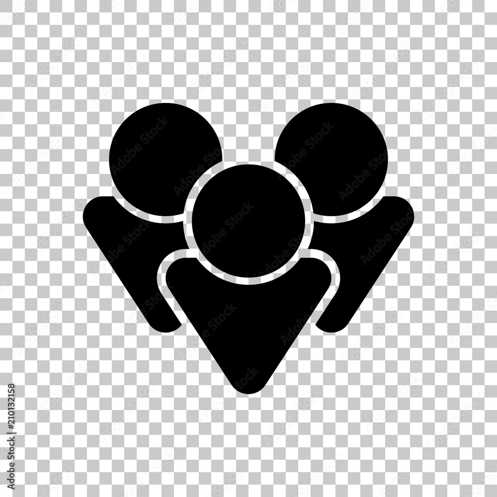 Team Group Icon On Transparent Background Stock Vector Adobe Stock Team Group Icon On Transparent Background Stock Vector Adobe Stock
