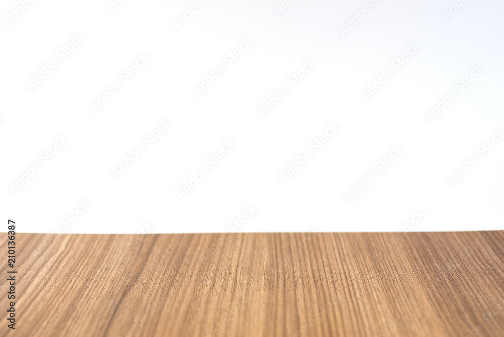 Perspective display brown pattern wood flooring with natural, em Perspective display brown pattern wood flooring with natural, em