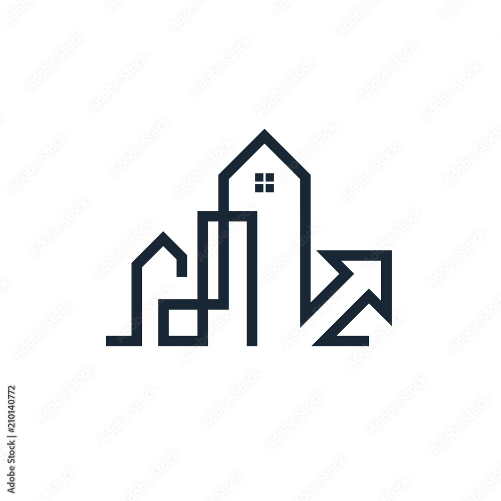 House Logo Abstract Real Estate House Logo Abstract Real Estate