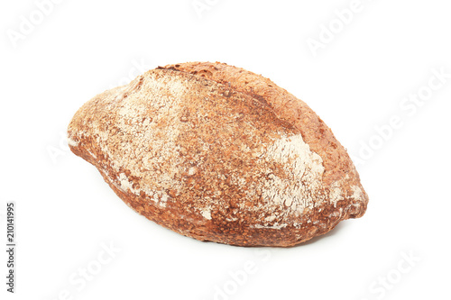Fresh tasty bread on white background © Pixel-Shot