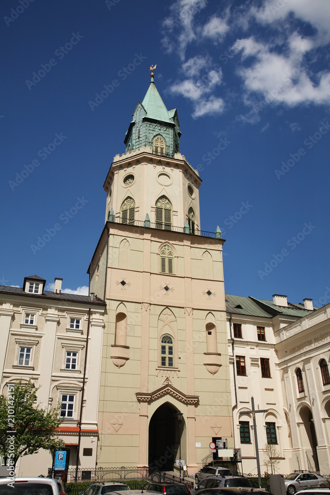 Trinity (Trynitarska) tower in Lublin. Poland