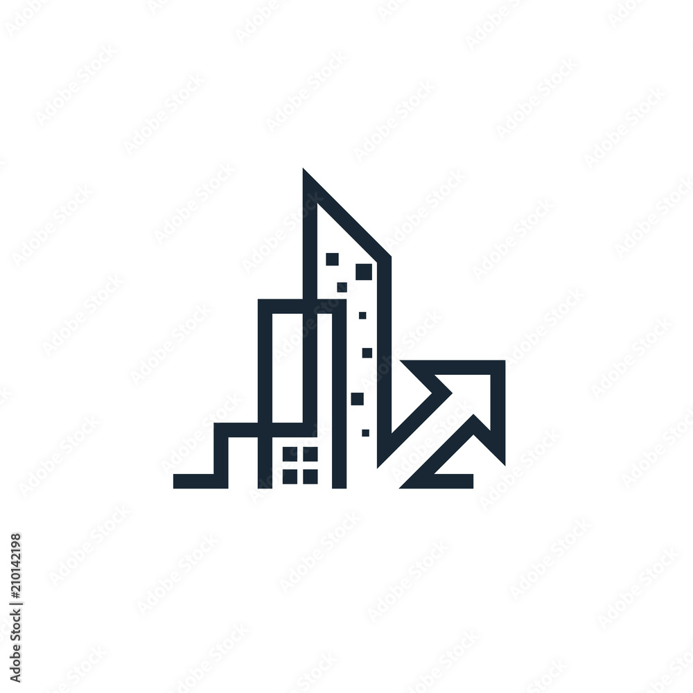 House Logo Abstract Real Estate