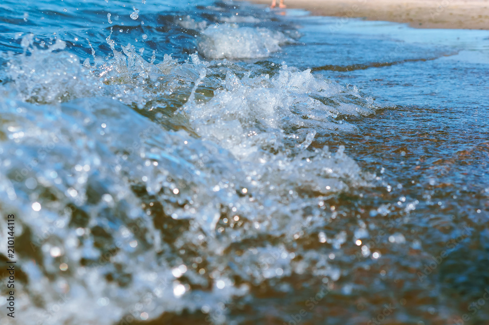 Sea coast. Waves and storms at sea. Waves on the Baltic Sea. Sea coast. Waves and storms at sea. Waves on the Baltic Sea.