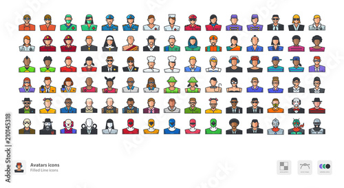 Avatars icons