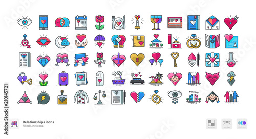 Relationships icons