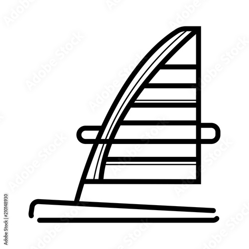 windsurfing board icon