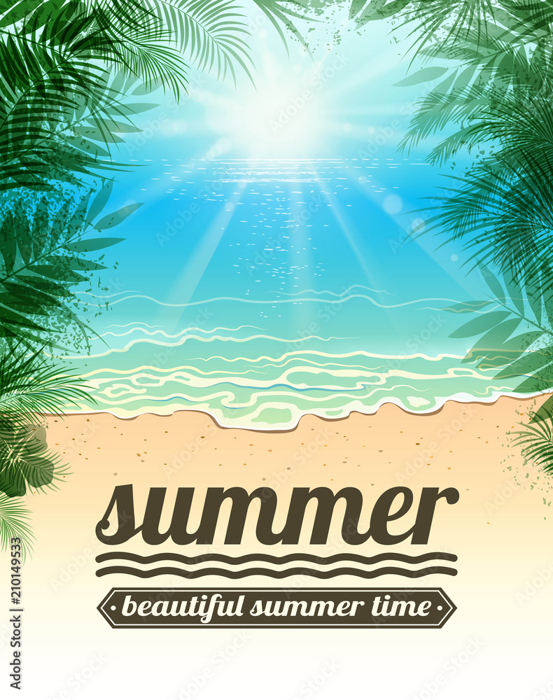 Fototapeta premium tropical beach